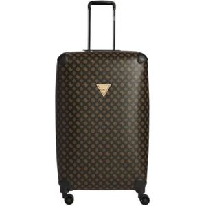 VALISE - BAGAGE Valise trolley rigide Guess Ref 61058 Brown 70*45*33 cm