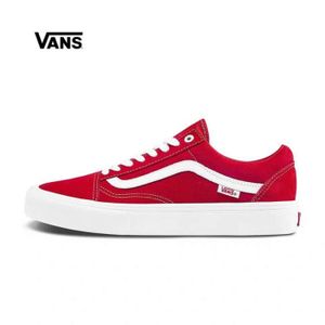 vans femme rouge