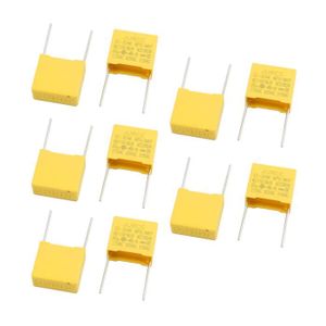 Sourcingmap 0.47uf 250/ VAC 10/% polypropyl/ène S/écurit/é Condensateur X2/ 10/ pcs