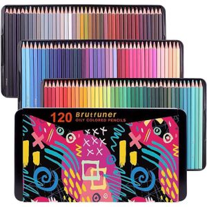 Acheter Brutfuner 520 crayons de couleur à l'huile ensemble de crayons de  dessin en bois professionnel fournitures d'art pour étudiants en école pour  la coloration de croquis