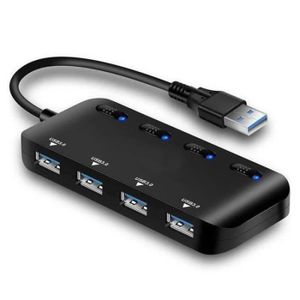 HUB GB32195-Hub USB 3.0 Multiprise, Multi 4 Ports USB 