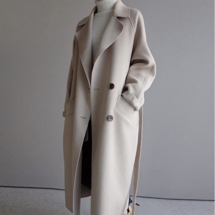 manteau femme laine oversize
