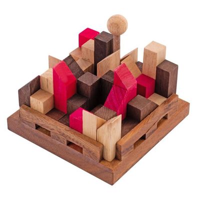 Engelhart –170491 - Jeu d'échecs de luxe en bois marqueté 40 x 40 cm - pièces d'échecs dans un coffret en bois naturel Engelhart –170491 - Jeu d'échecs de luxe en bois marqueté 40 x 40 cm - pièces d'échecs dans un coffret en bois naturel