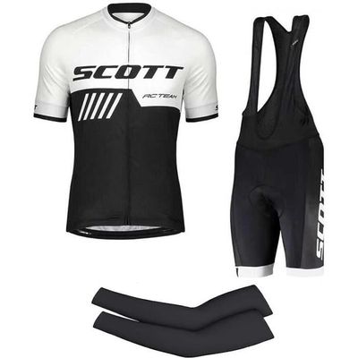 Tenue Cyclisme Femme Manches Longues - Maillot Et Cuissard à Bretelles 9D Gel Respirant - Taille 6/M