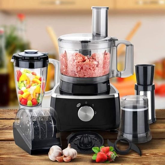 Robot Culinaire Avec Mélangeur 10 En 1 - Royal Swiss - 550W - 6 Mois De Garantie | Cameroun