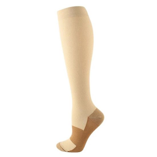Chaussettes De Contention Zeta Wear Pour Mollets Larges - Compression 20-30 MmHg - Confortables Pour Sport, Voyage, Travail - Taille Plus Jusqu'à 4XL