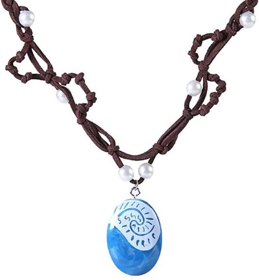 Collier Femme ZLINXI Barbie Fairytopia - Pendentif Papillon Émail Et Perles Imitation, Bijou Fantaisie Élégant