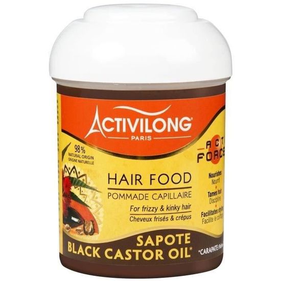 ACTIVILONG Pommade capillaire Actiforce Hair Food Carapate et sapote 125 ml Cdiscount Au