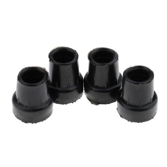 Lot De 4 Embouts Caoutchouc Pour Canne De Marche Coopers - 19mm - Antidérapant