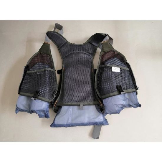 Gilet De Pêche Orvis Vintage Vert Sarcelle - Taille L, Poches Utilitaires, Occasion