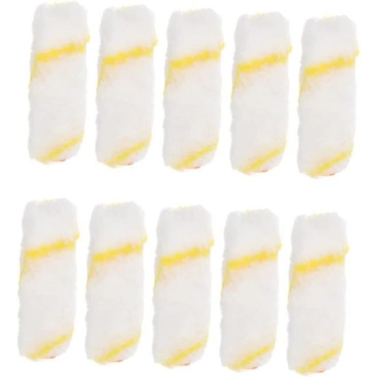 10 Pièces Rouleau Rouleau 4 Pouces Rouleau De Peinture Polyester