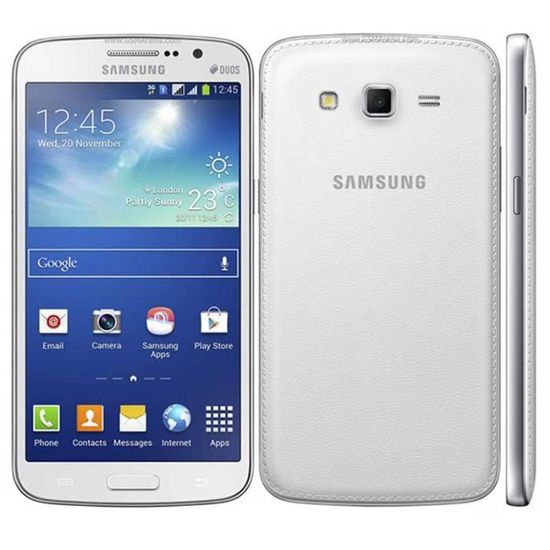 Blanc Samsung galaxy Grand 2 G7102 8GB     Téléphone (écouteur+chargeur Européen+USB câble+boîte)