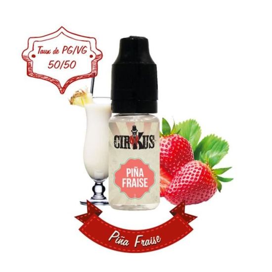 E-liquide Pina Fraise Cirkus 10 ml - 12mg - Cdiscount Au quotidien