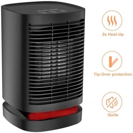 Mini Radiateur soufflant Céramique 1500W Radiateur electrique 3 Niveaux de Puissance mini Mini Radiateur soufflant Céramique 1500W Radiateur electrique 3 Niveaux de Puissance mini