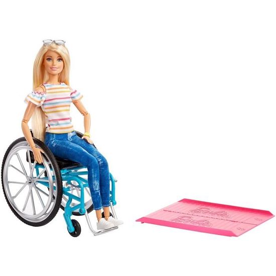 Barbie Fashionistas Doll avec fauteuil roulant #132 NEUF * blonde 