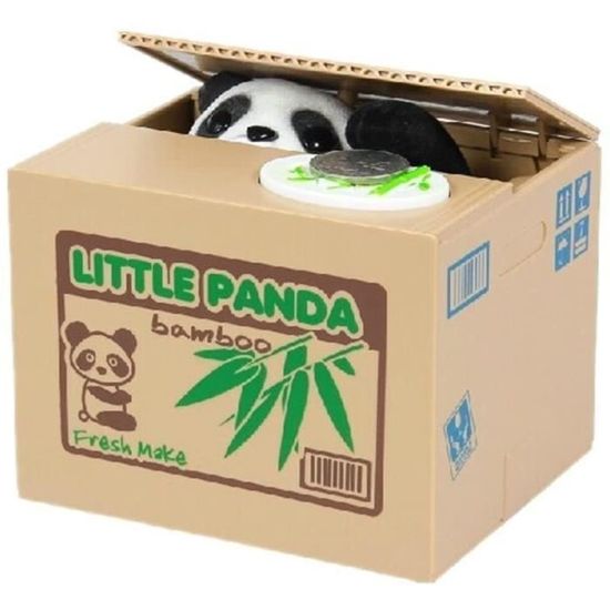 HEG Tirelire Panda Électronique Pour Enfants Et Adultes - Tirelire Drôle Pour Petite Monnaie