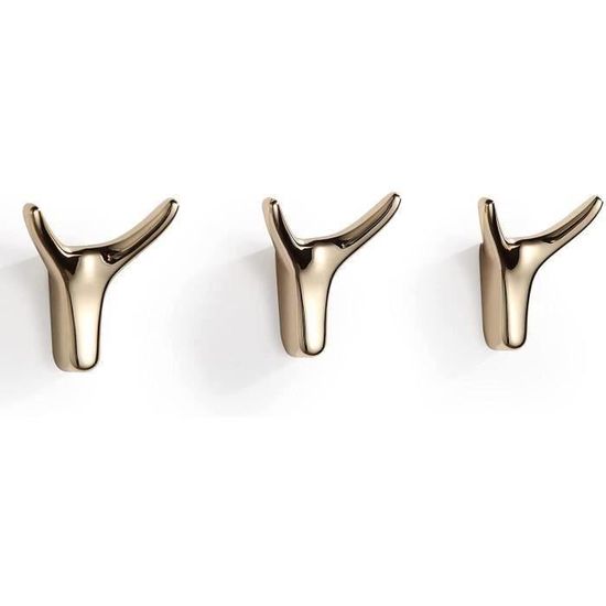 Patère En Bois De Teck Vieilli Et 4 Crochets Métal Noir NESU | - Patères Et Portes-manteaux N°1 En France De Patères Et Porte Manteaux