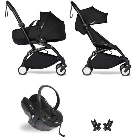BABYZEN - Poussette YOYO² Pack 0+, 6+ Stone Cadre Noir Car seat YOYO -  Cdiscount Puériculture & Eveil bébé