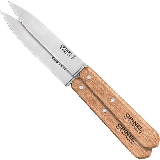 Set De 2 Couteaux D'office Victorinox - Lame Dentée 11cm - Vert - Pour Fruits Et Légumes