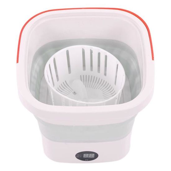 Machine à Laver Portable Pliable 6,5L - Mini Laveuse Automatique Avec Tuyau De Vidange - Pour Camping, Studio, Voyage, Maison