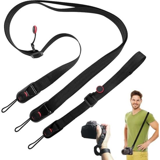 Sangle Appareil Photo Corde Nylon Rouge – Passion Bandoulières - 11