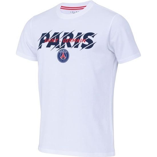 T-shirt Officiel PSG Paris Saint Germain - Taille M, Noir Et Rose, 100% Coton, Occasion Très Bon état