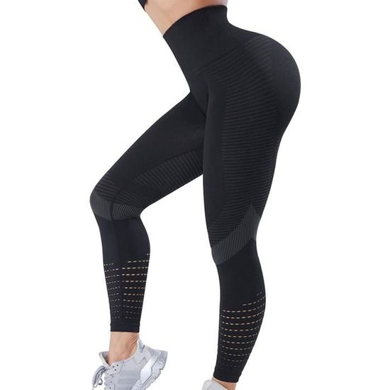 Legging Sport Femme Taille Haute - Anti-cellulite, Opaque, Compression Pour Gym, Yoga, Running - Taille L - 11