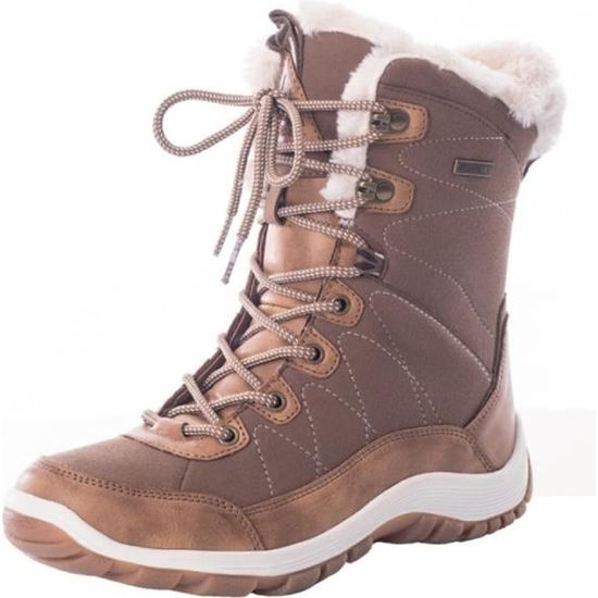 Après ski femme Lhotse Afella camel 41 Cdiscount Sport