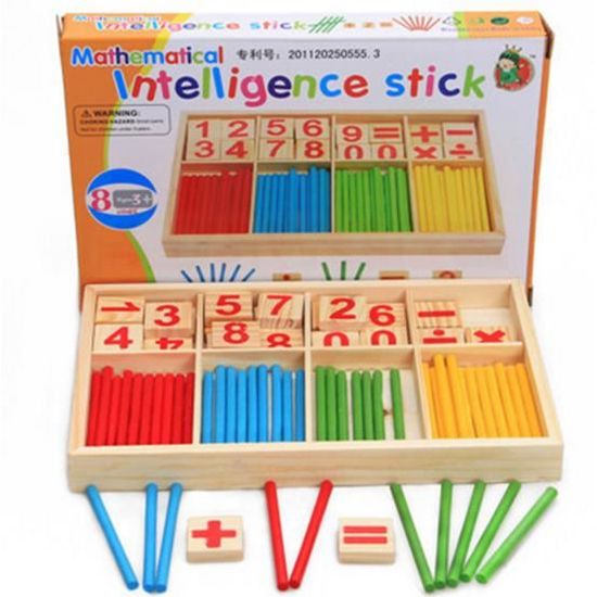 CARTES NUMÉRIQUES MONTESSORI, jouets mathématiques, matériel