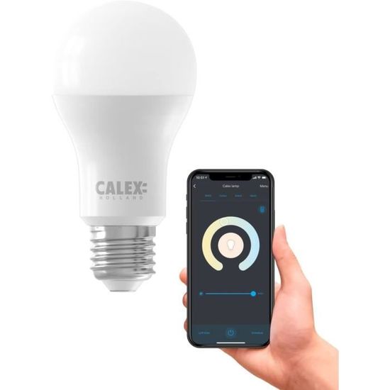 Ampoule LED Calex Smart Multicolore - Compatible Alexa/Google, 806 Lumens, 8.5W, B22, Neuve
