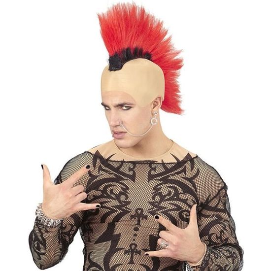 perruque crete punk