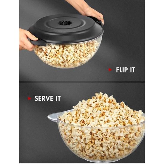 Yabano Machine à Popcorn,Électrique avec Plateau de Cuisson Détachable