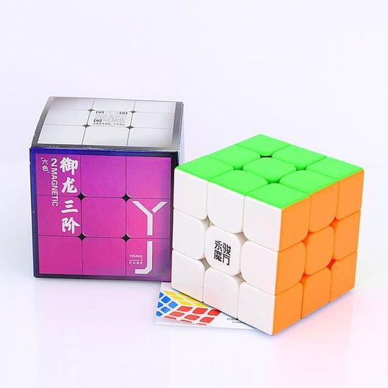 Speed Cube Magnétique 3x3 XMDCuber - Effet Miroir Brillant - Neuf