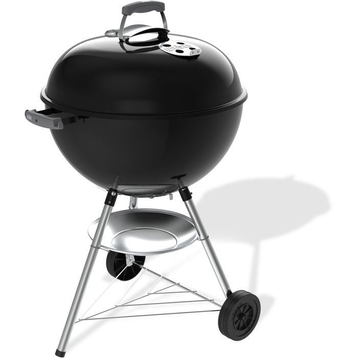 Barbecue Charbon De Bois Weber Bar-B-Kettle Ø57 Cm – Acier Émaillé, Thermomètre Intégré