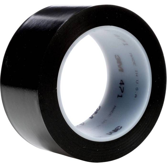 Ruban Adhésif PVC Coroplast 2217 Noir (L X L) 10 M X 50 Mm Acrylique 1