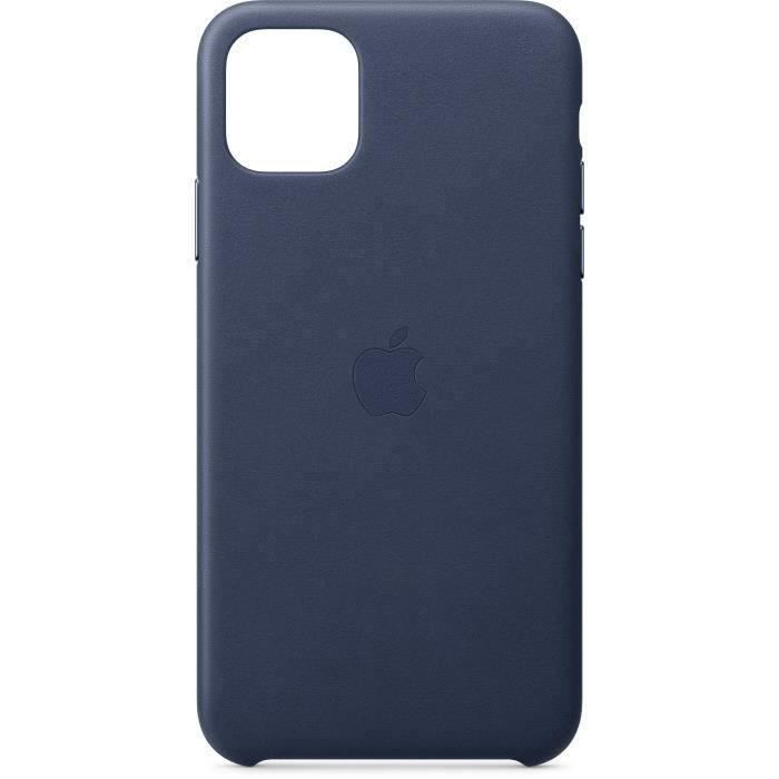 SHOT CASE - APPLE Coque en Cuir Bleu nuit pour iPhone 11 Pro Max