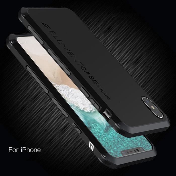 Coque Aluminium Anti-choc Case Solace Extreme Pour iPhone X / XS