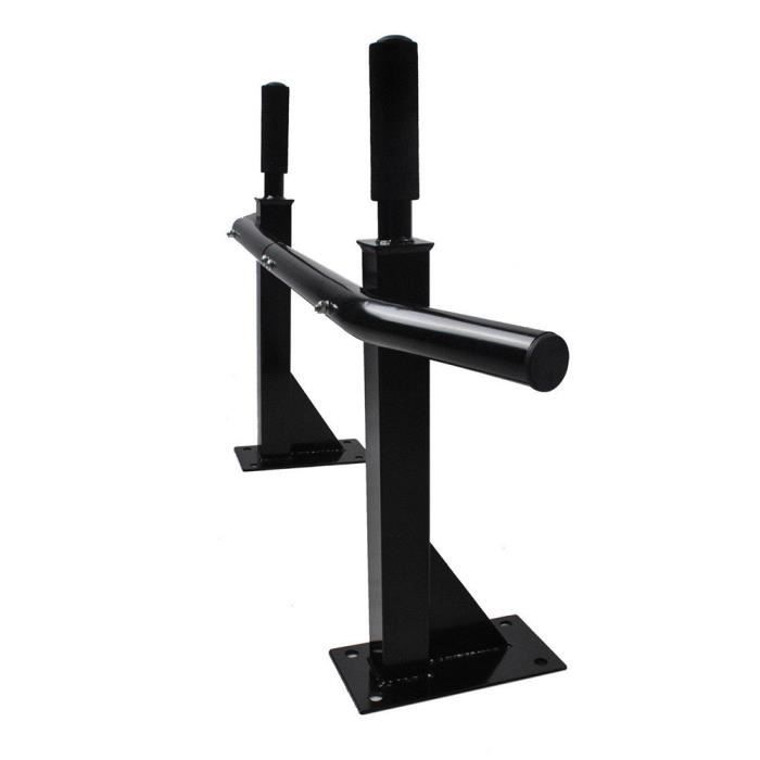 Barre de Traction Fixe, Barre de Fitness, Montage mural,-NOIR