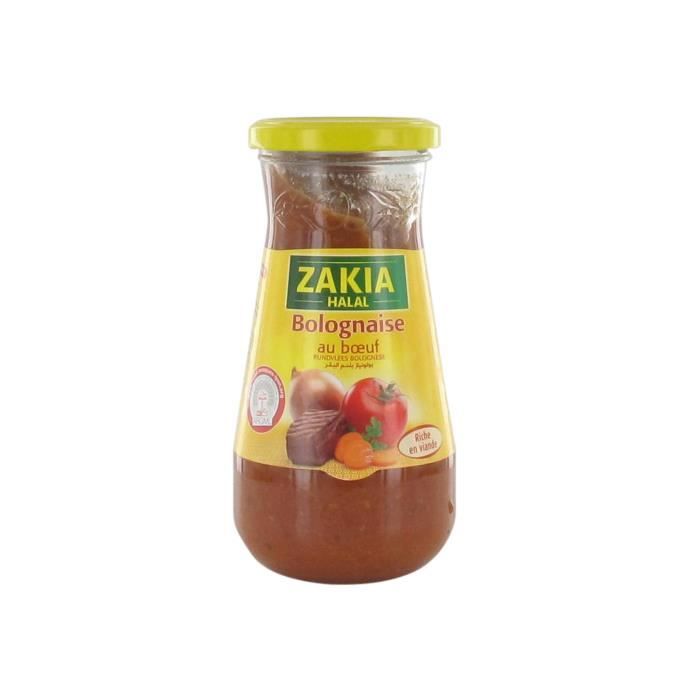 Sauce bolognaise halal Zakia - 400g