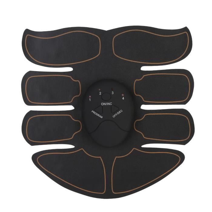 Abdo Patch d'entraînement intelligent EMS (1 abdomen + 1 principal) (noir + orange)