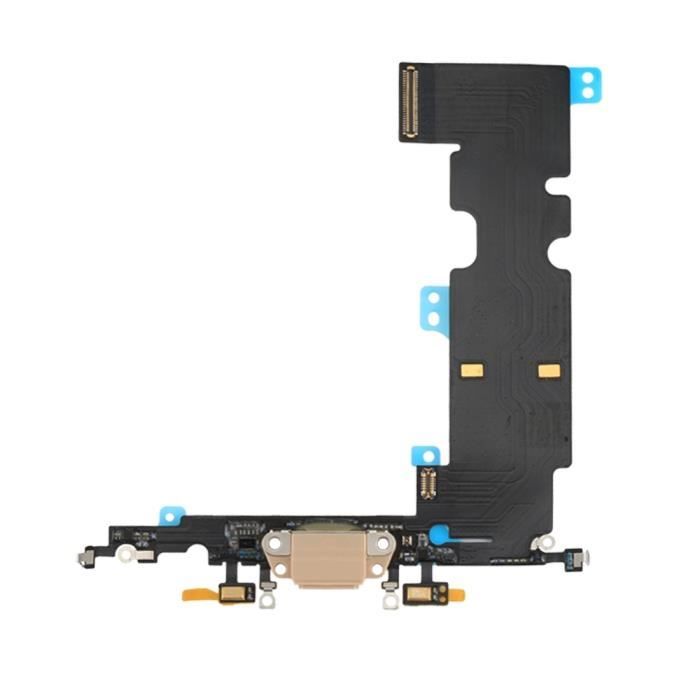 Nappe Connecteur de Charge iPhone 8 Plus - Or