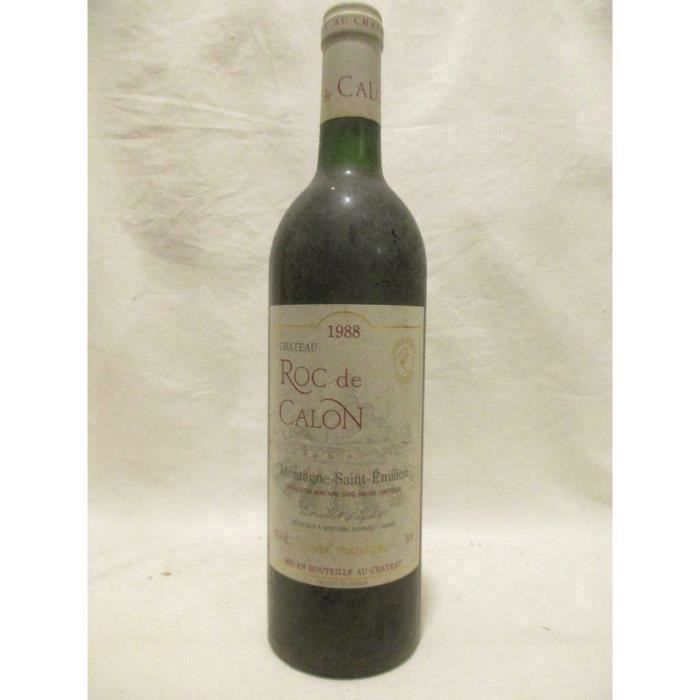 montagne saint-émilion château roc de calon rouge 1988 - bordeaux france