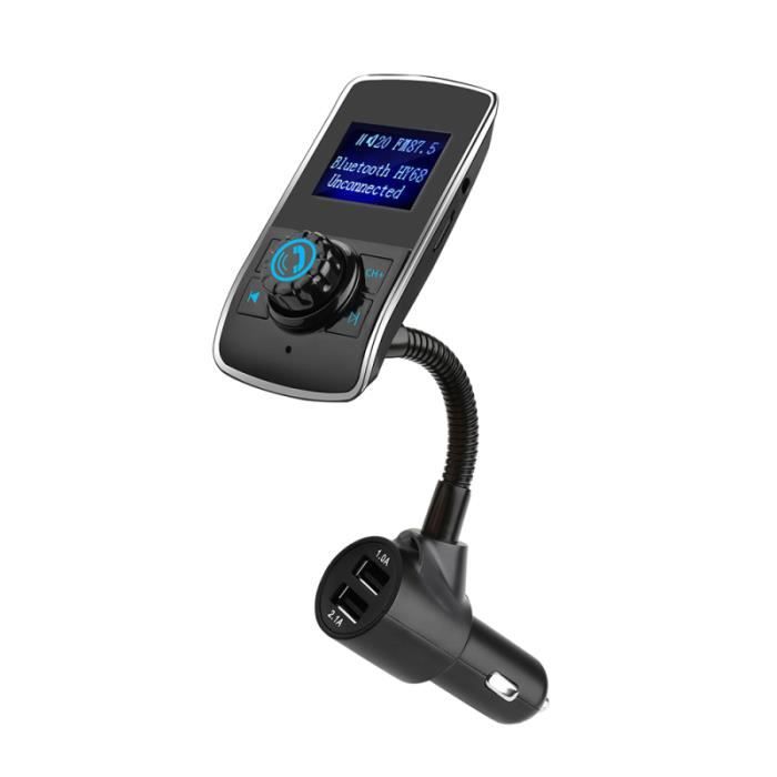1 Pc adaptateur Radio Prime sans fil Durable émetteur Bluetooth Fm écran couleur LCD pour voiture Auto TRANSMETTEUR FM DE VOITURE