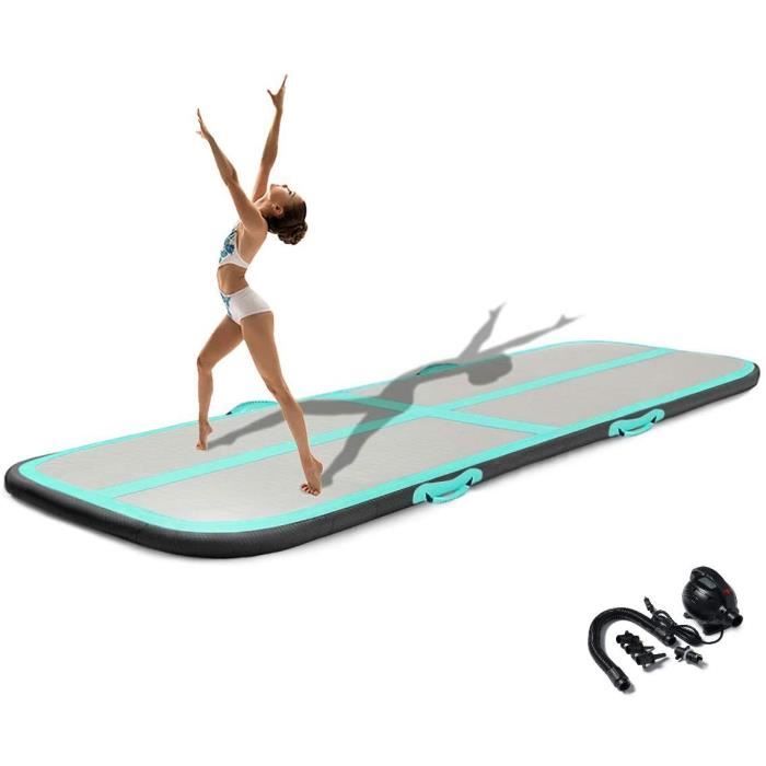 2-3-4-5-6M Mats Tapis de Gymnastique Gonflable Tumbling Mats pour Tumbling, avec Pompe Convient pour la Gymnastique, Yoga, l'en 760