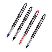 UNIBALL LOT DE 12 Stylos roller pointe métal fine encre liquide noire UNI MITSUBISHI UNI BALL VISION ELITE UB200