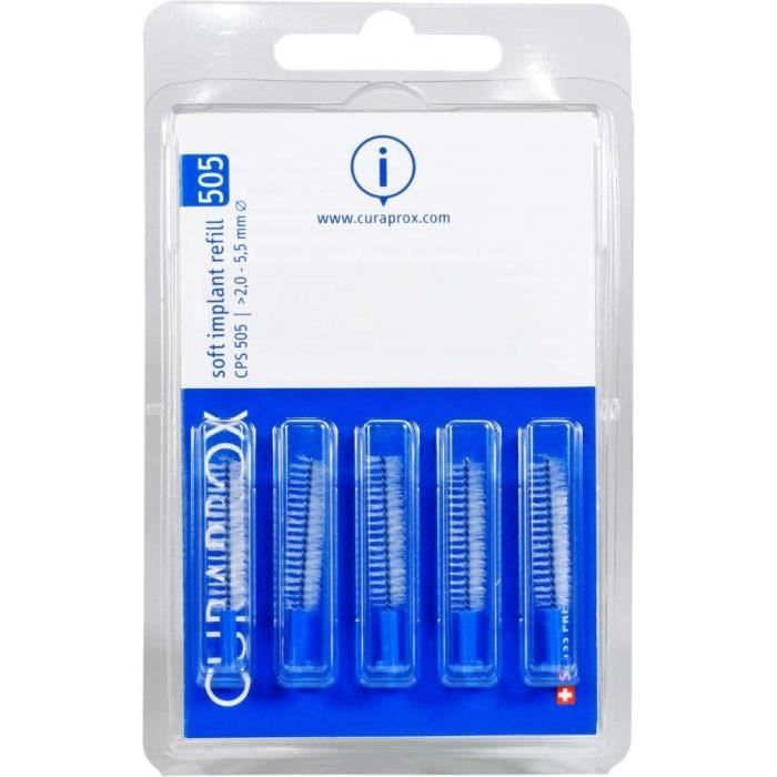 Hygiène interdentaire Curaprox Soft Implant 505 2–5,5 mm 5 ST 104460