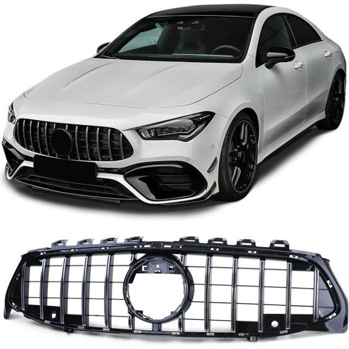 CALANDRE LOOK GTS MERCEDES CLASSE CLA C118 W118 A PARTIR DE 03/2019 SANS TROUS CAMERA
