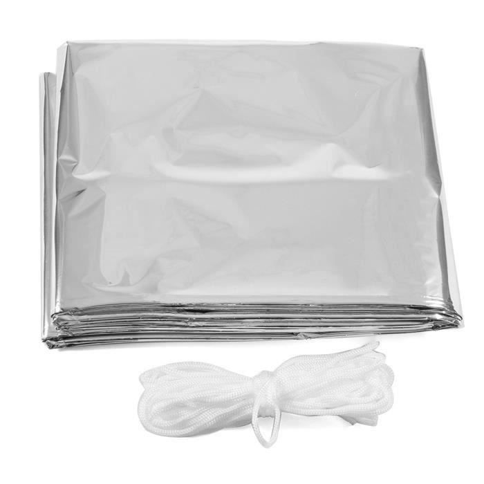 Couverture Survie Urgence Tente Simple Abri Extérieur Anti Soleil Randonnée Camping