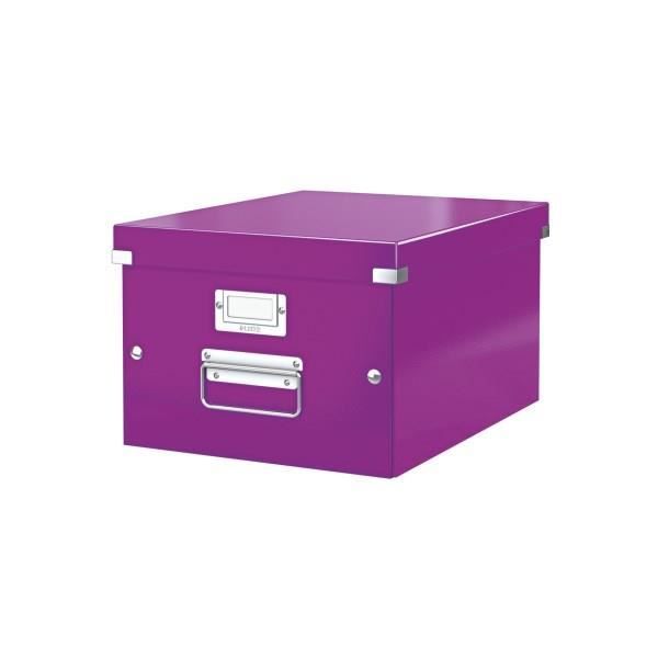 LEITZ Boîte de Rangement Click & Store A4 Violet
