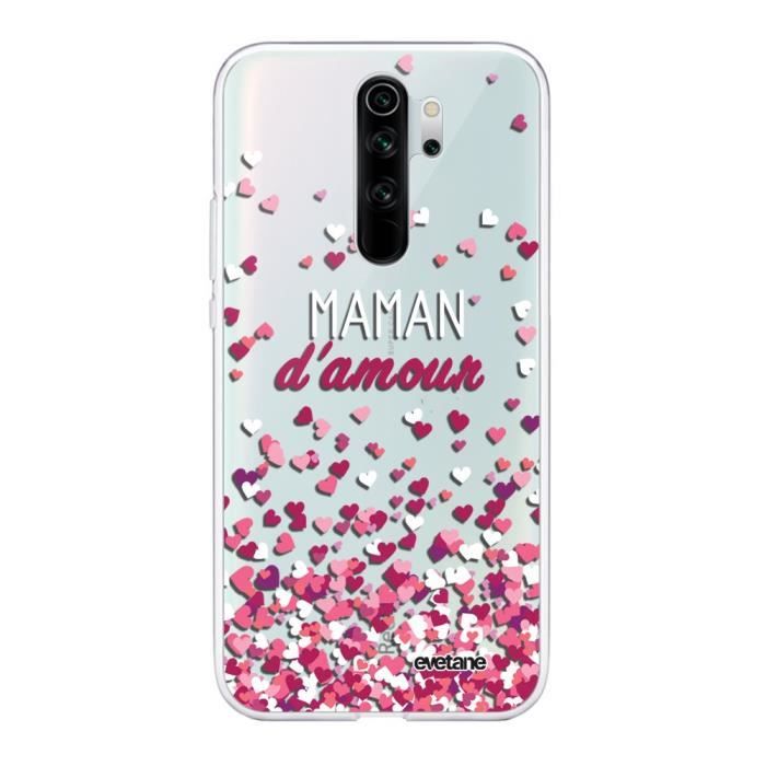 Coque Xiaomi Redmi Note 8 Pro 360 intégrale transparente Maman damour Ecriture Tendance Design Evetane